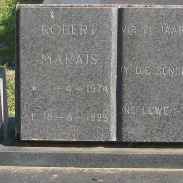 MARAIS Robert 1974-1995