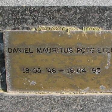 POTGIETER Willem Johannes 1915-1986 :: POTGIETER Daniel Mauritus 1946-1993