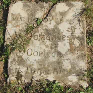 ROOYEN Johannes, van -1919