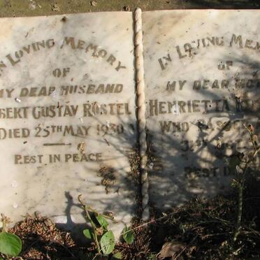 ROSTEL Albert Gustav -1930 &amp; Henrietta -?