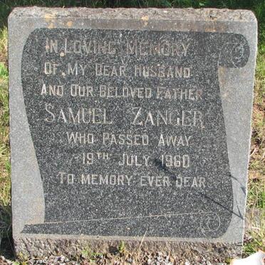 ZANGER Samuel -1960