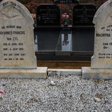 ZYL Johannes Francois, van 1873-1952 &amp; Magritha Izabella NEL 1879-1940