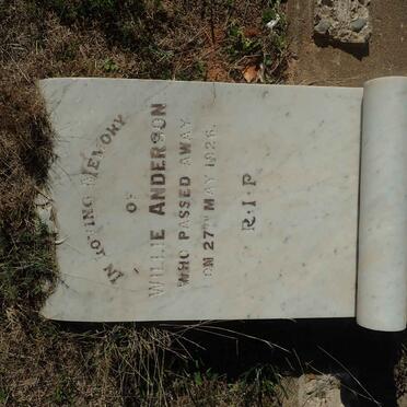 ANDERSON Willie -1926