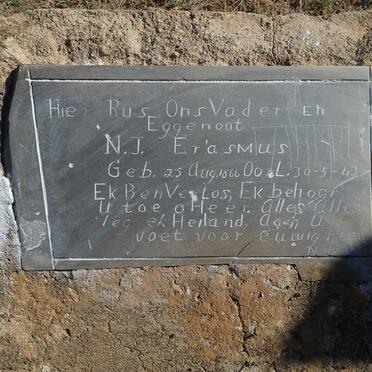 ERASMUS N.J. 1866-1943