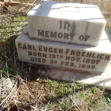 FROEHLICH Carl Eugen 1897-1899