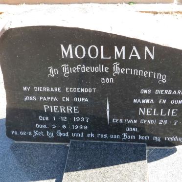 MOOLMAN Pierre 1937-1989 &amp; Nellie VAN GEND 1940-