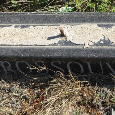 ROSSOUW Izak Jacob 1922-2005 &amp; Cornelia Johanna 1923-1998