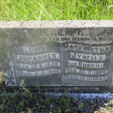 KOEKEMOER Louis Johannes 1858-1940 &amp; Magerietha Jybella BOSCH 1866-1945