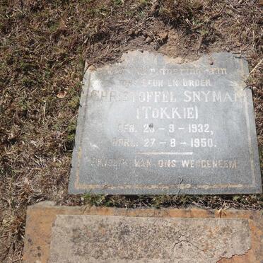 SNYMAN Christoffel 1932-1950