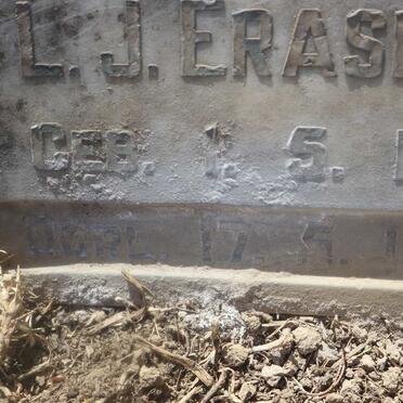 ERASMUS L.J. 1861-1935 &amp; A.E.M. KOEKEMOER 1860-1933