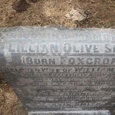 SMITH Lillian Olive nee FOXCROFT -1929 :: SMITH Olive Esparance -1902 :: SMITH Myrvin -1912