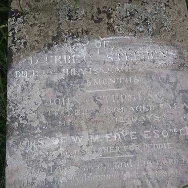 EDYE D'Urbec Stephens -1852 :: EDYE John Stephens -1864