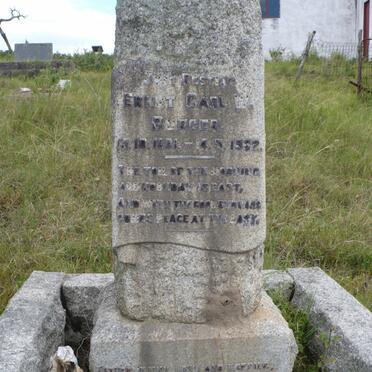 BURGER Ernst Carl W. 1881-1932