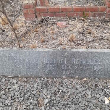 REYNOLDS Edwin Jarvis 1888-1967 &amp; Gertrude 1888-1944