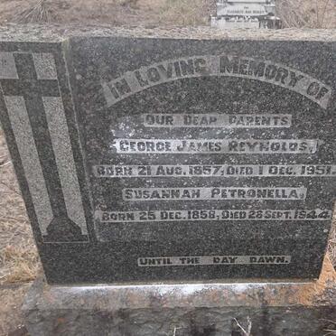 REYNOLDS George James 1857-1951 &amp; Susannah Petronella 1858-1944