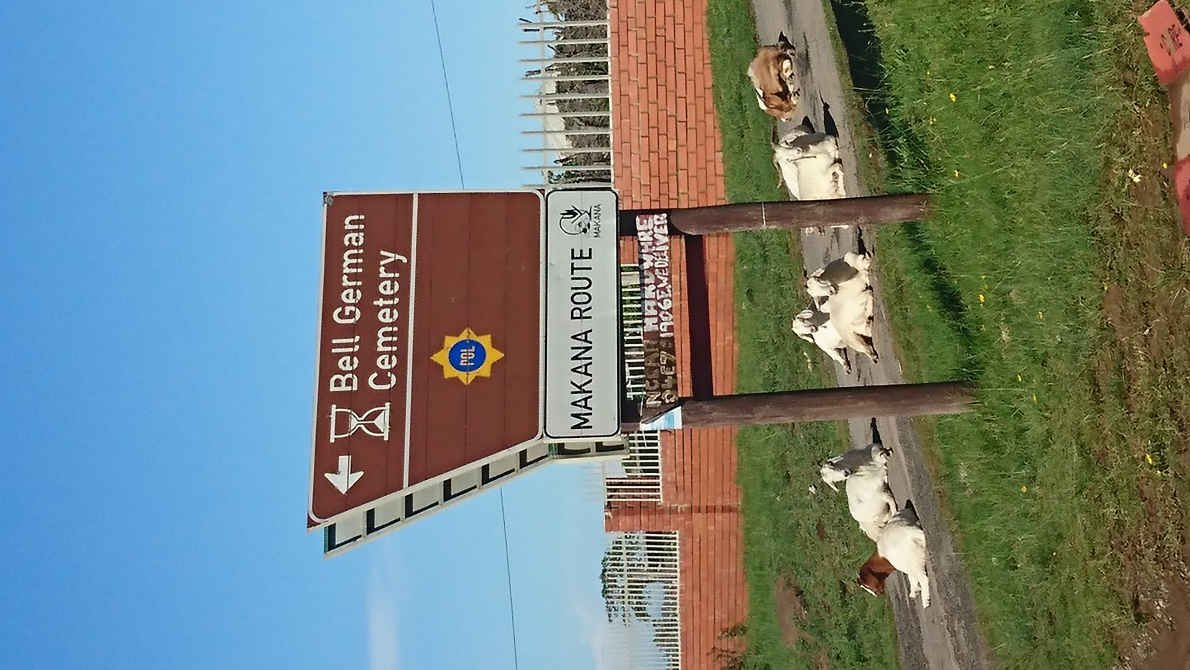 1. Entrance to cemetery.