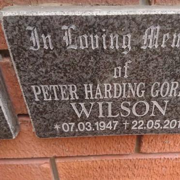 WILSON Peter Harding Gordon 1947-2011