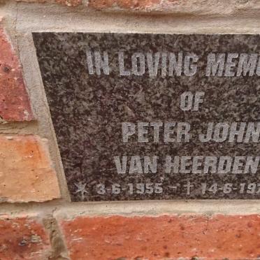 HEERDEN Peter John, van 1955-1970