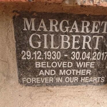 GILBERT Margaret 1930-2017