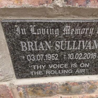 SULLIVAN Brian 1952-2018