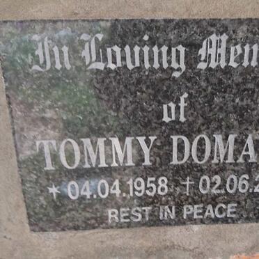 DOMANN Tommy 1958-2010
