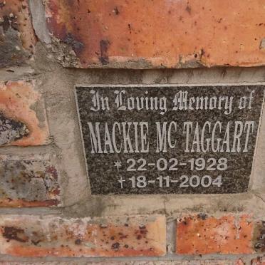 MC TAGGARD Mackie 1928-2004