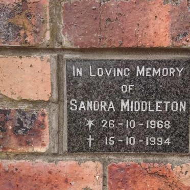 MIDDLETON Sandra 1968-1994