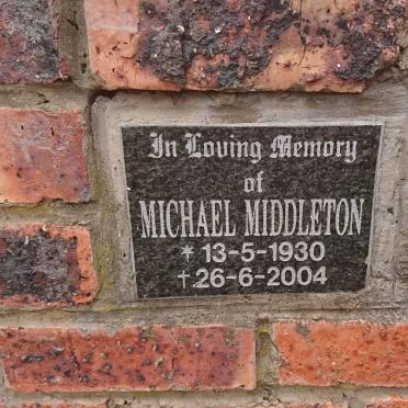 MIDDLETON Michael 1930-2004