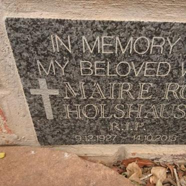 HOLSHAUSEN Maire Rose 1927-2013