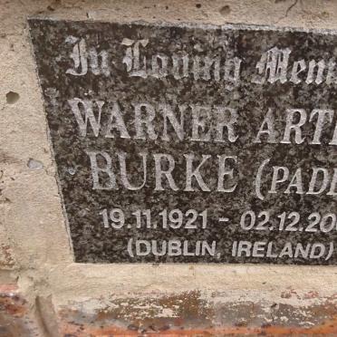 BURKE Warner Arthur 1921-2003