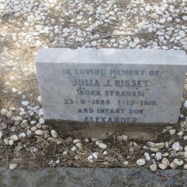 BISSET Julia J. nee STRAUSS 1886-1918 :: BISSET Alexander