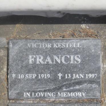 FRANCIS Henry Richard -1933 :: FRANCIS Victor Kestell 1919-1997 :: FRANCIS Constance 1920-2006