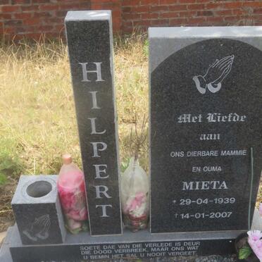 HILPERT Mieta 1939-2007
