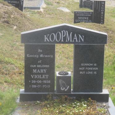 KOOPMAN Mary Violet 1938-2015