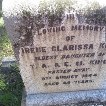 KING Irene Clarissa -1944