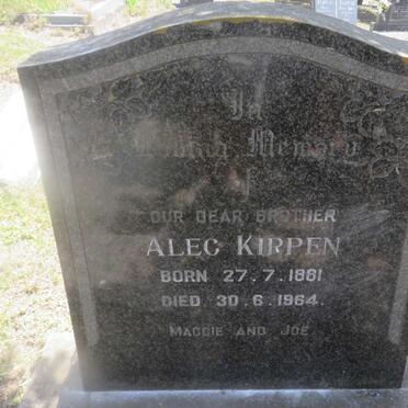 KIRPEN Alec 1881-1964