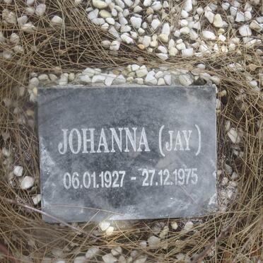 MOSS Johanna (Jay) 1927-1975