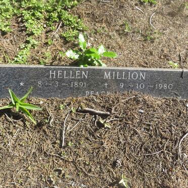 MILLION Hellen 1891-1980