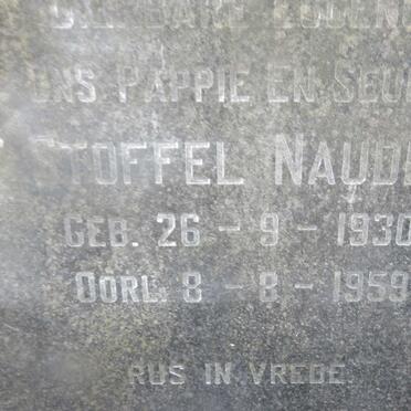 NAUDE Stoffel 1930-1959