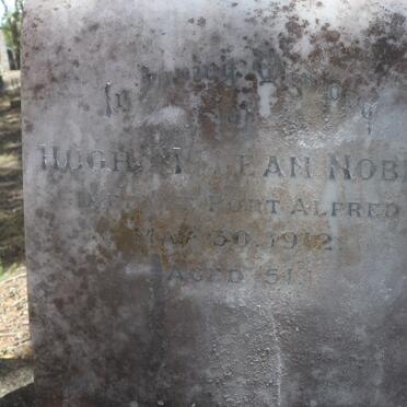 NOBLE Hugh McLEAN -1912