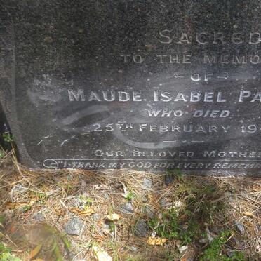PASCOE Maude Isabel -1940