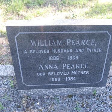 PEARCE William 1886-1969 &amp; Anna 1898-1984