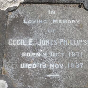 PHILLIPSON Cecil E., JONES 1871-1937 &amp; Grace LAWRANCE 1879-1958