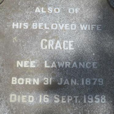 PHILLIPSON Cecil E., JONES 1871-1937 &amp; Grace LAWRANCE 1879-1958