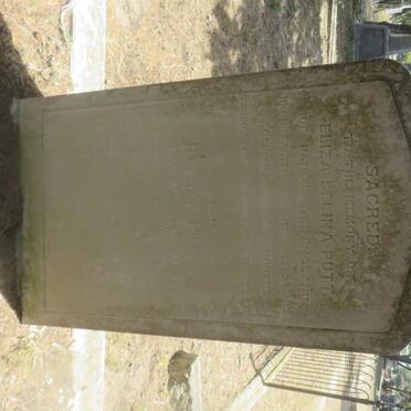 PUTT Henry -1919 &amp; Eliza Selina -1884 :: PUTT Eliza -192?