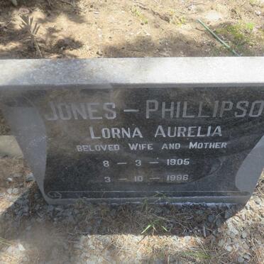 PHILLIPSON Lorna Aurelia, JONES 1905-1996