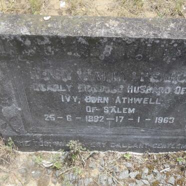 PEARCE Henry Harry 1882-1963