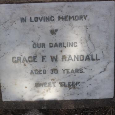 RANDALL Grace F.W.