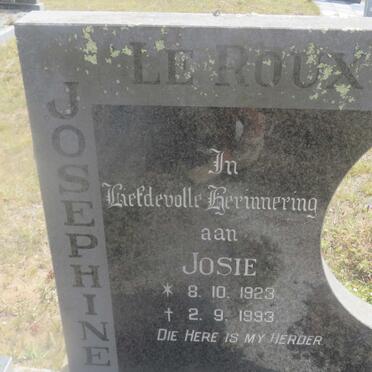 ROUX Josephine, le 1923-1993