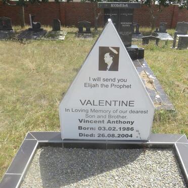 VALENTINE Vincent Anthony 1986-2004